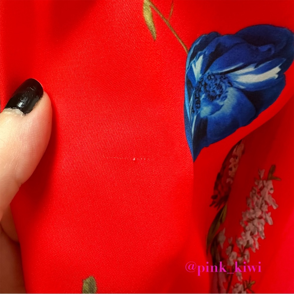 Ted Baker Piiper Berry Sundae Floral Wrap Jumpsuit - Picture 16 of 17
